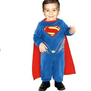 Rubies Costume Co Superman EZ-On Romper Costume Toddlers 1-2